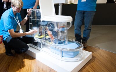 El WC de Bill Gates, sin agua ni desagües, y transforma las heces en fertilizante